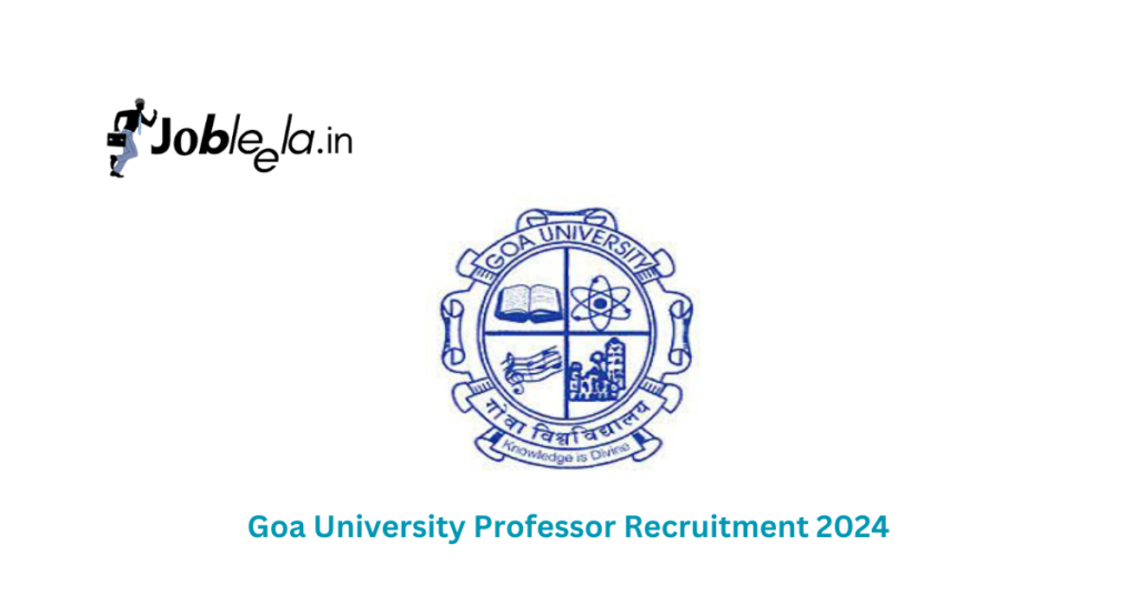 Goa-University-Professor-Recruitment-2024