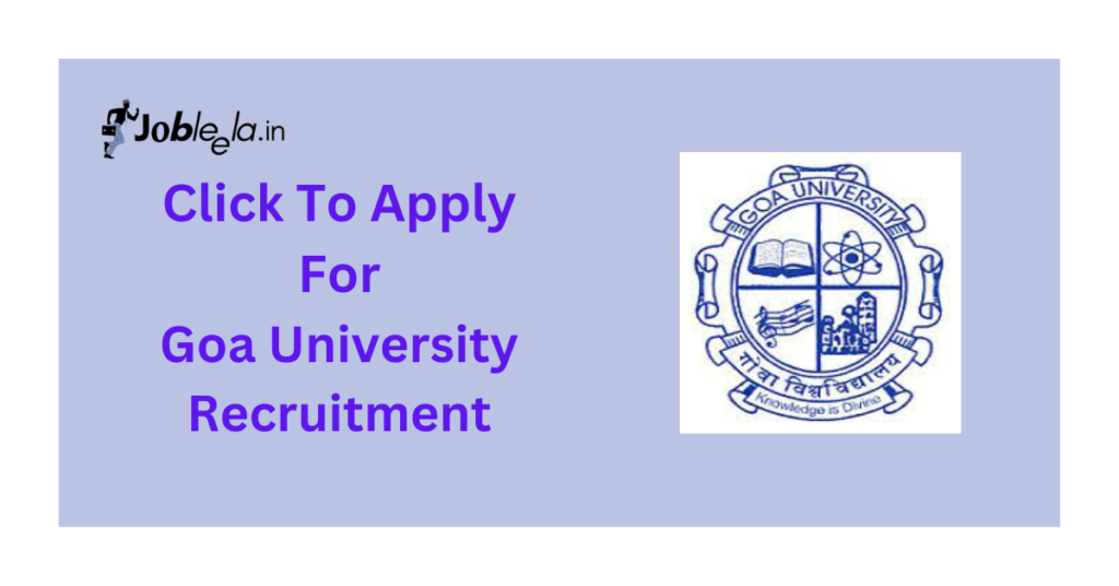 Goa University Asst. Electrician Recruitment 2024