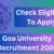 Goa University Asst. Registrar Recruitment 2024​